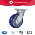 Heavy 6 Inch 430kg Plate Swivel TPU Caster